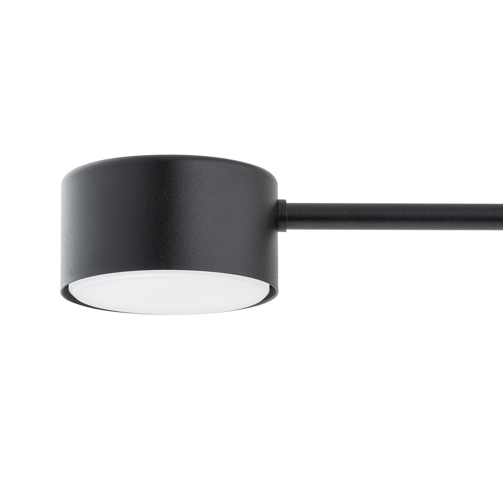 Modus 4 pendant light, steel, 4-bulb, GX 53, black