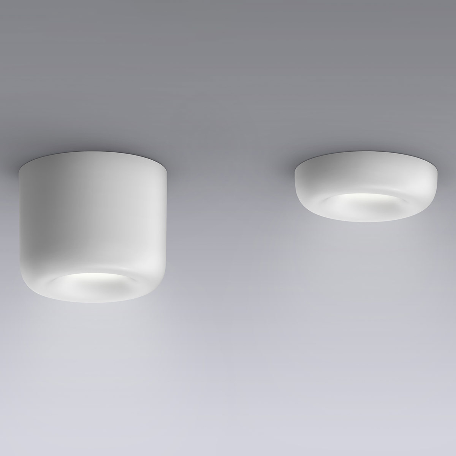 Cavity LED Plafondlamp L White - Serien Lighting