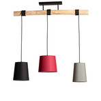 Amilia 3 Suspension Black/Red/Green - Lindby