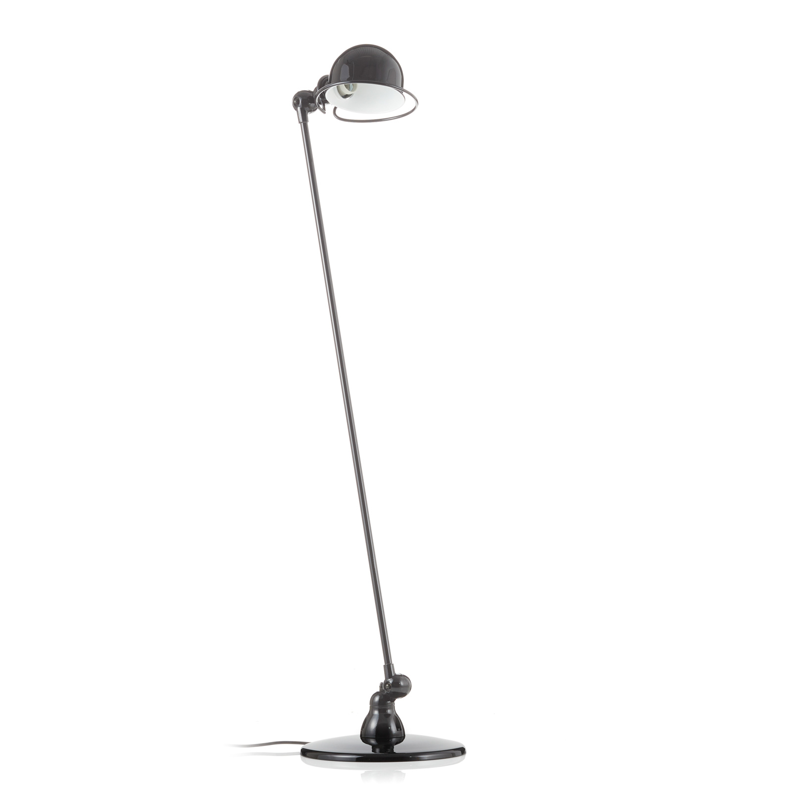 Jieldé Loft D1200 vloerlamp, instelbaar, zwart