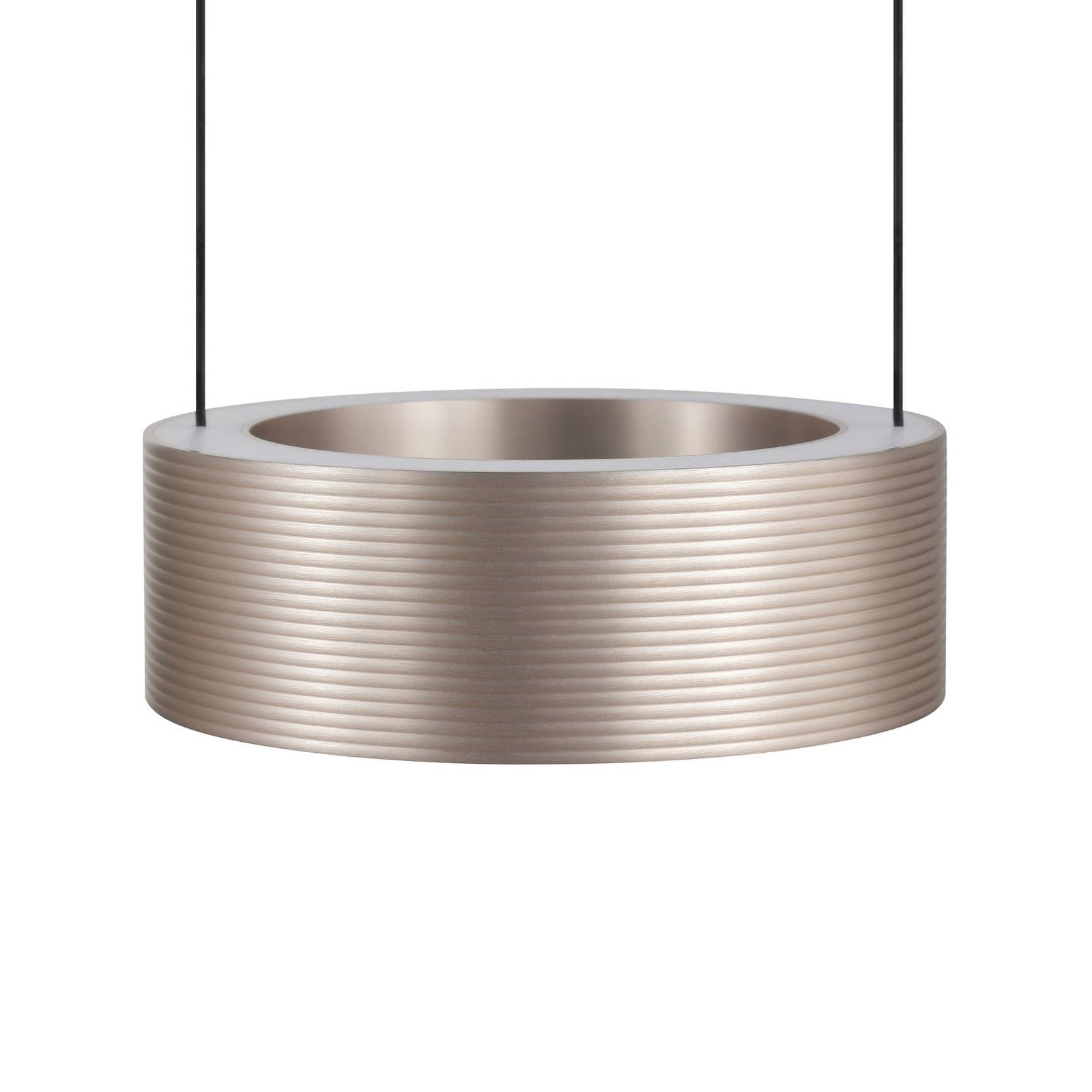 Lampa wisząca LED Axion, czarna/brązowa, długość 118 cm, CCT