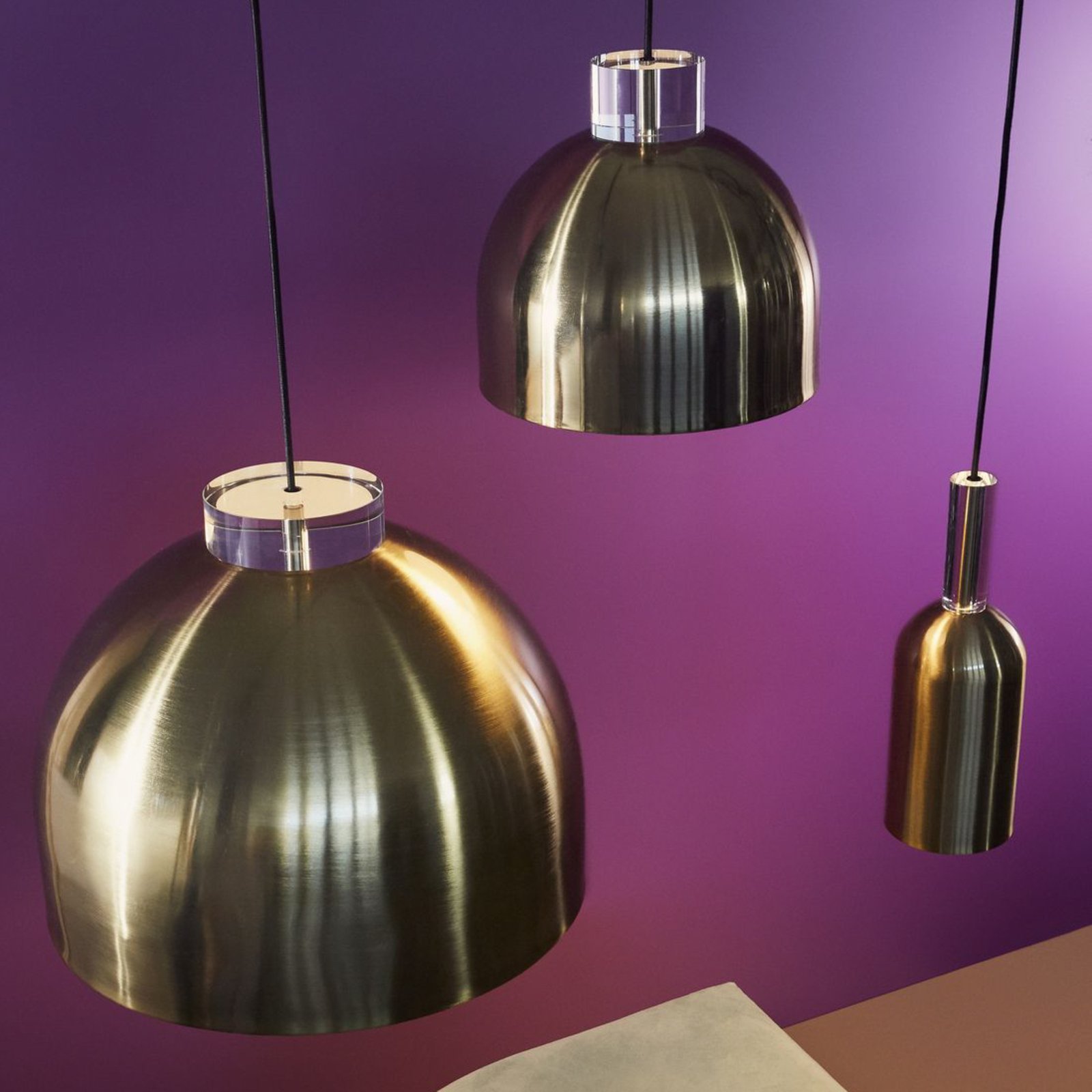 Luceo Round Pendelleuchte Ø45 Gold/Klar - AYTM