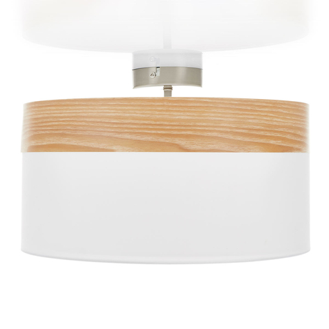 Plafonnier Libba, bois crème