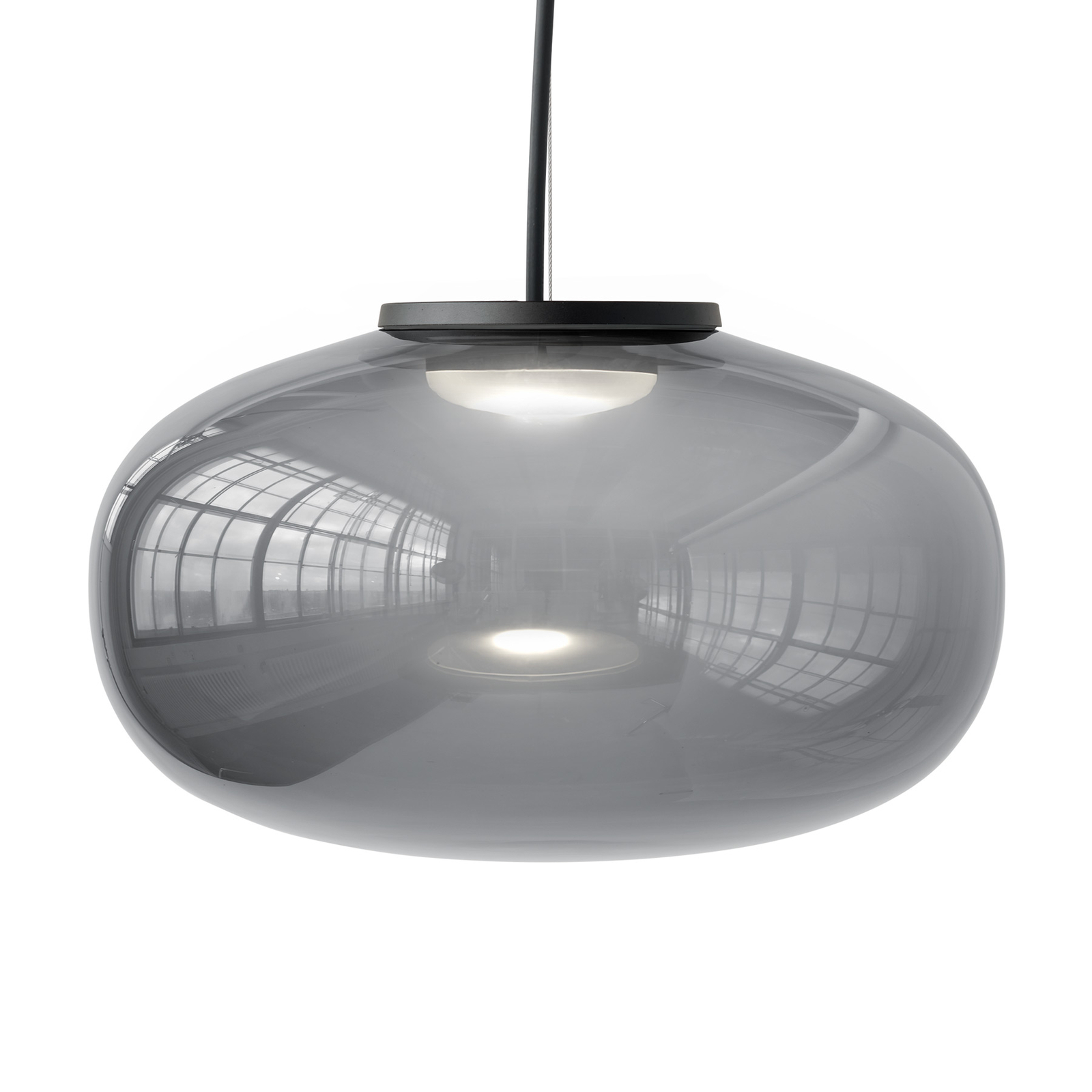 Karl-Johan Pendelleuchte Ø400 Smoked Glass - New Works