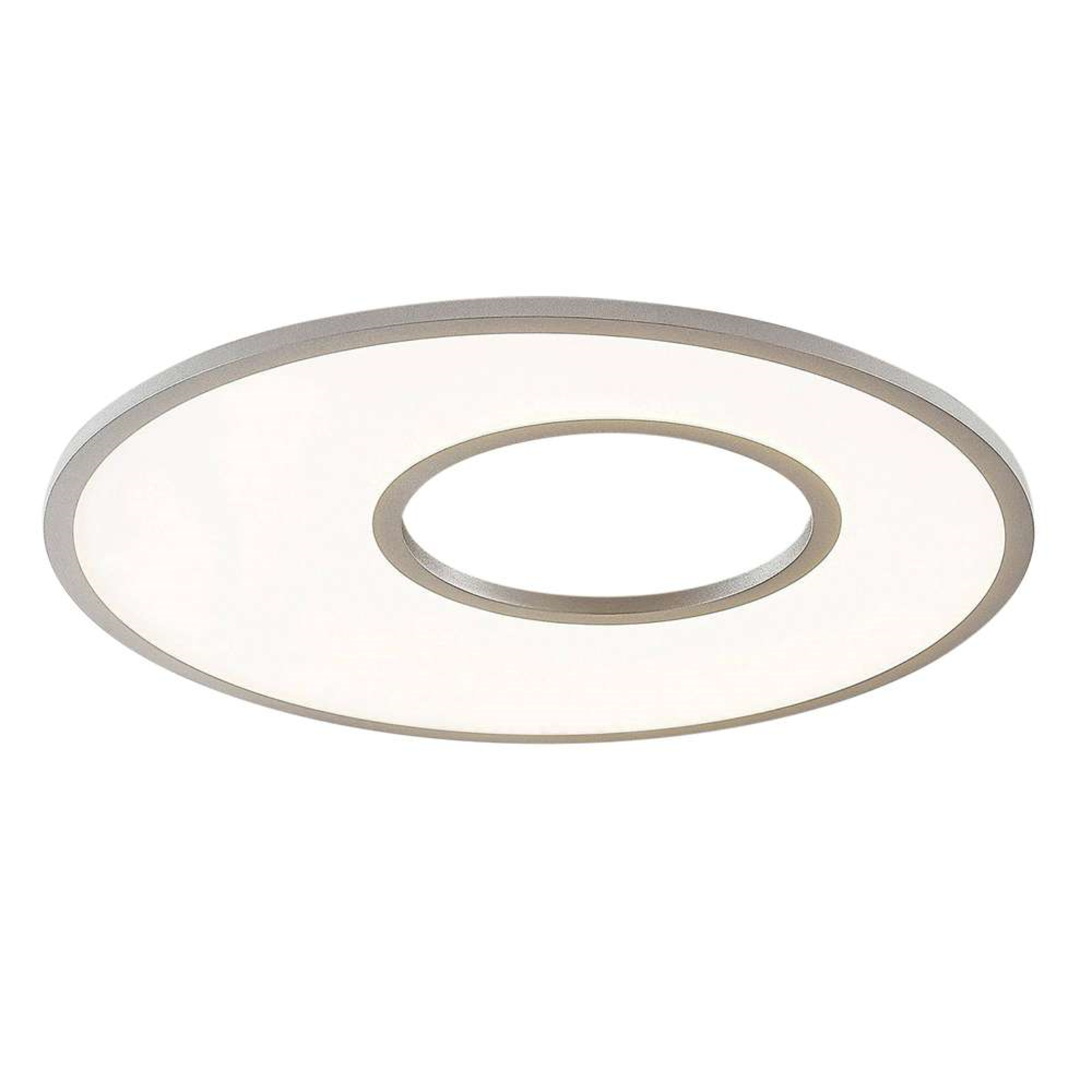 Durun Plafond Ø60 White/Silver - Lucande