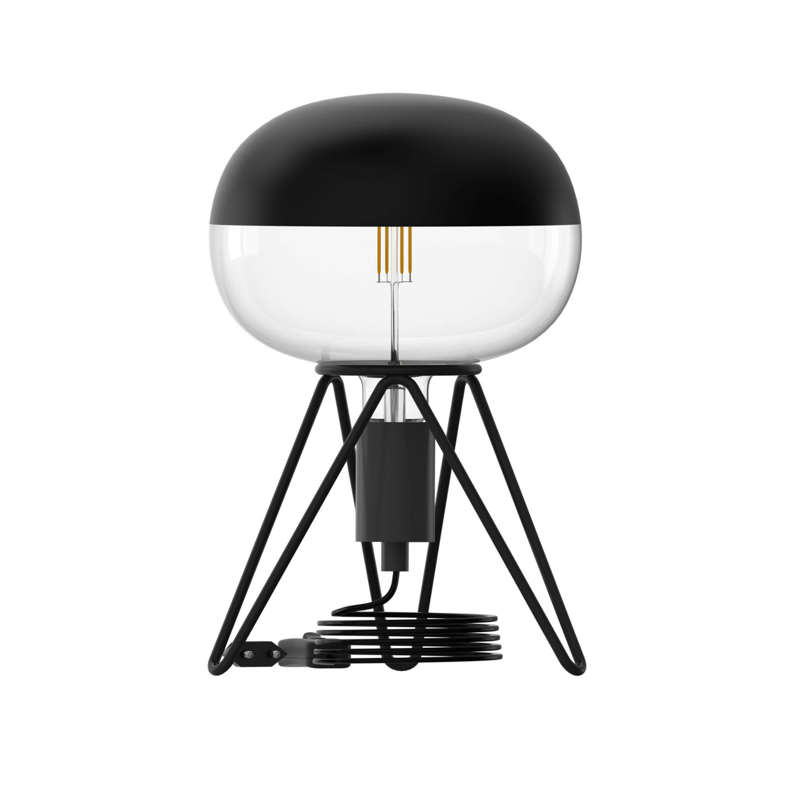 Calex Tripod stolní lampa, černá