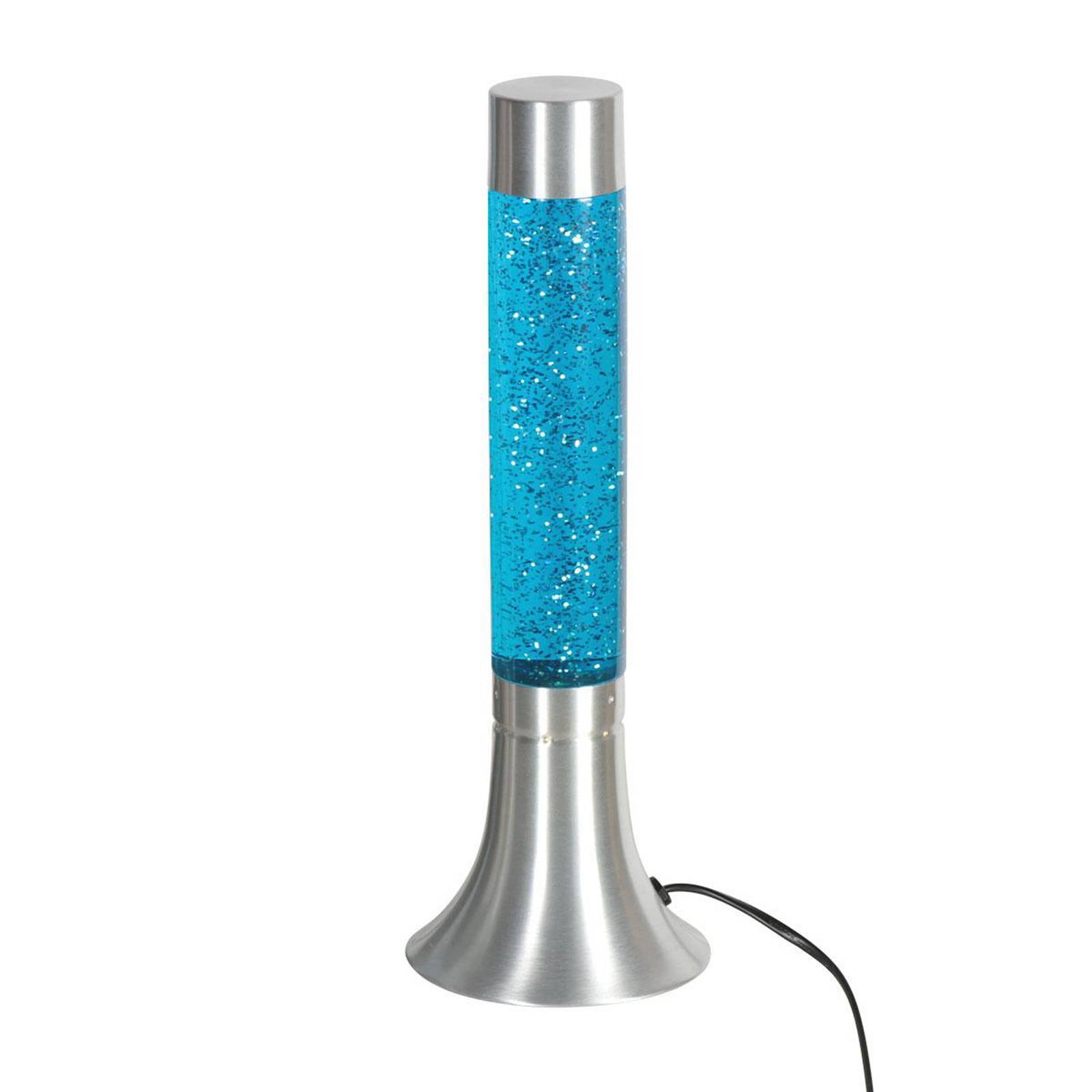 Tischlampe Volcan 4188, stahl, Glittereffekt, E14