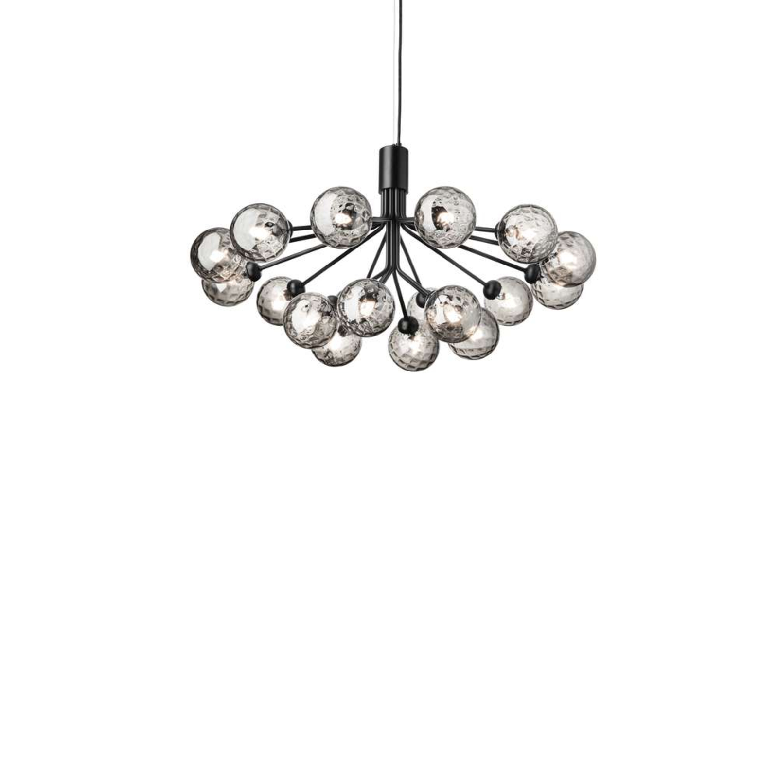 Apiales 18 Candelabru Satin Black/Optic Smoked - Nuura