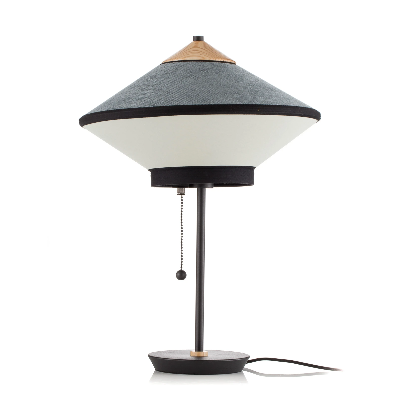 Stolna lampa Forestier Cymbal S, atlantski plava