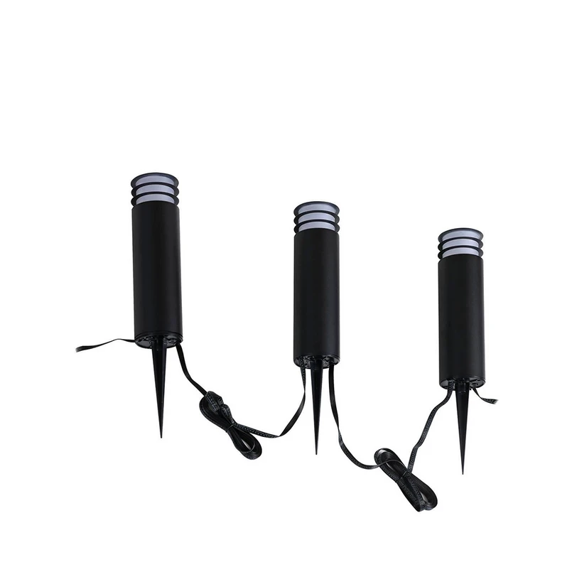 Lindby - Kaelo LED Smart Havelampe w/Jordspyd 3 pcs. Sort
