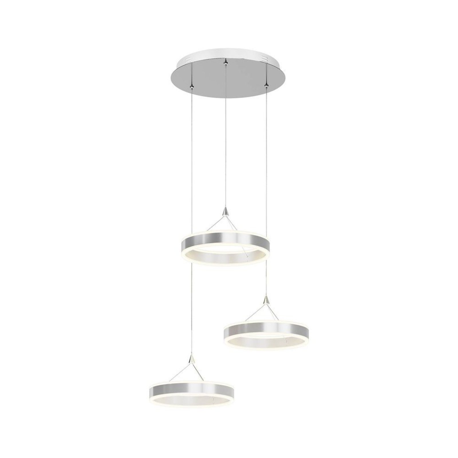 Lyani LED 3 Cluster Lustră Pendul Chrome - Lucande