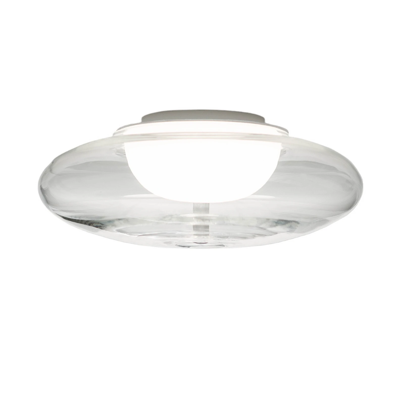 Casablanca Bloo LED-taklampe, glass-skjerm