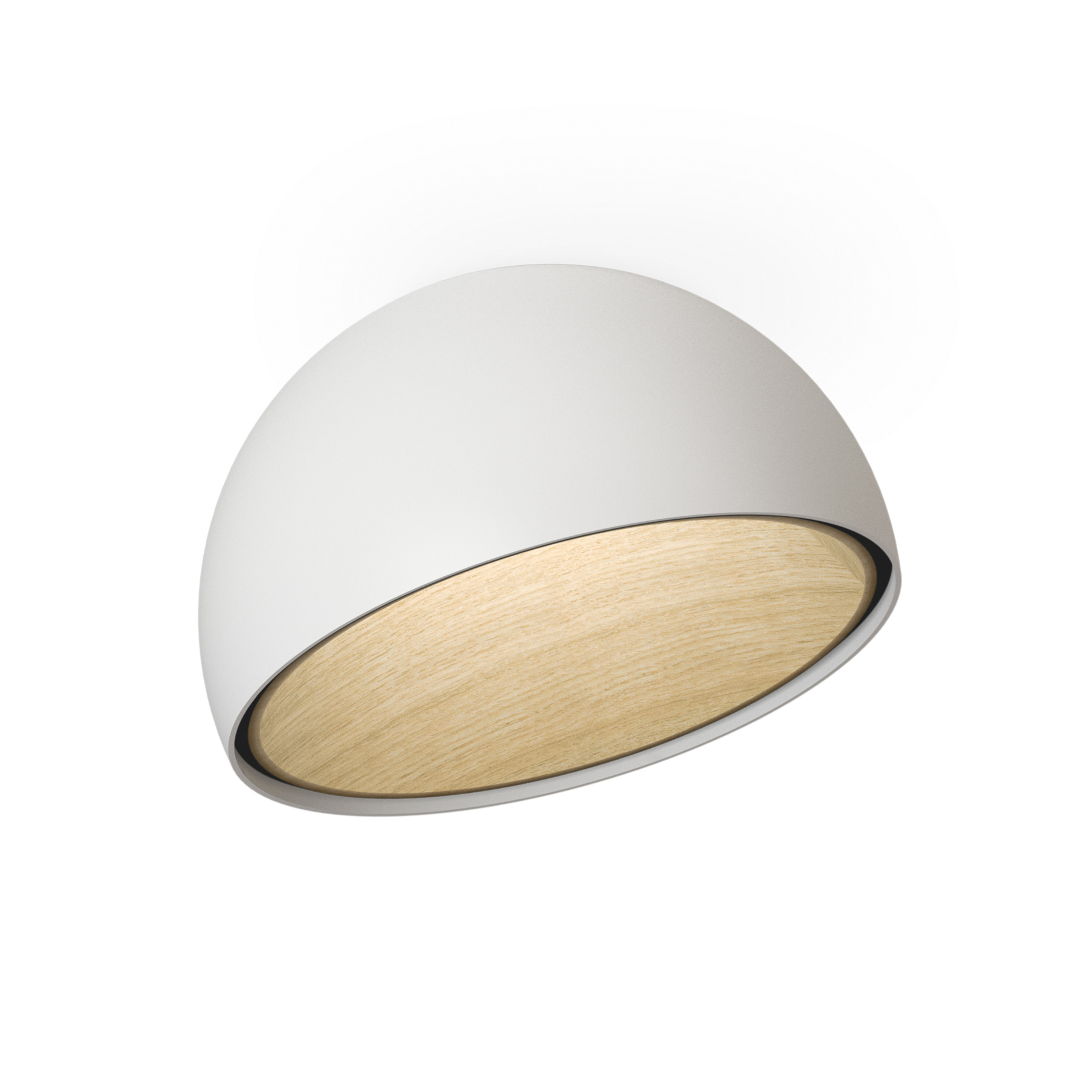 Vibia Duo 4876 schräge LED-Deckenleuchte, weiß