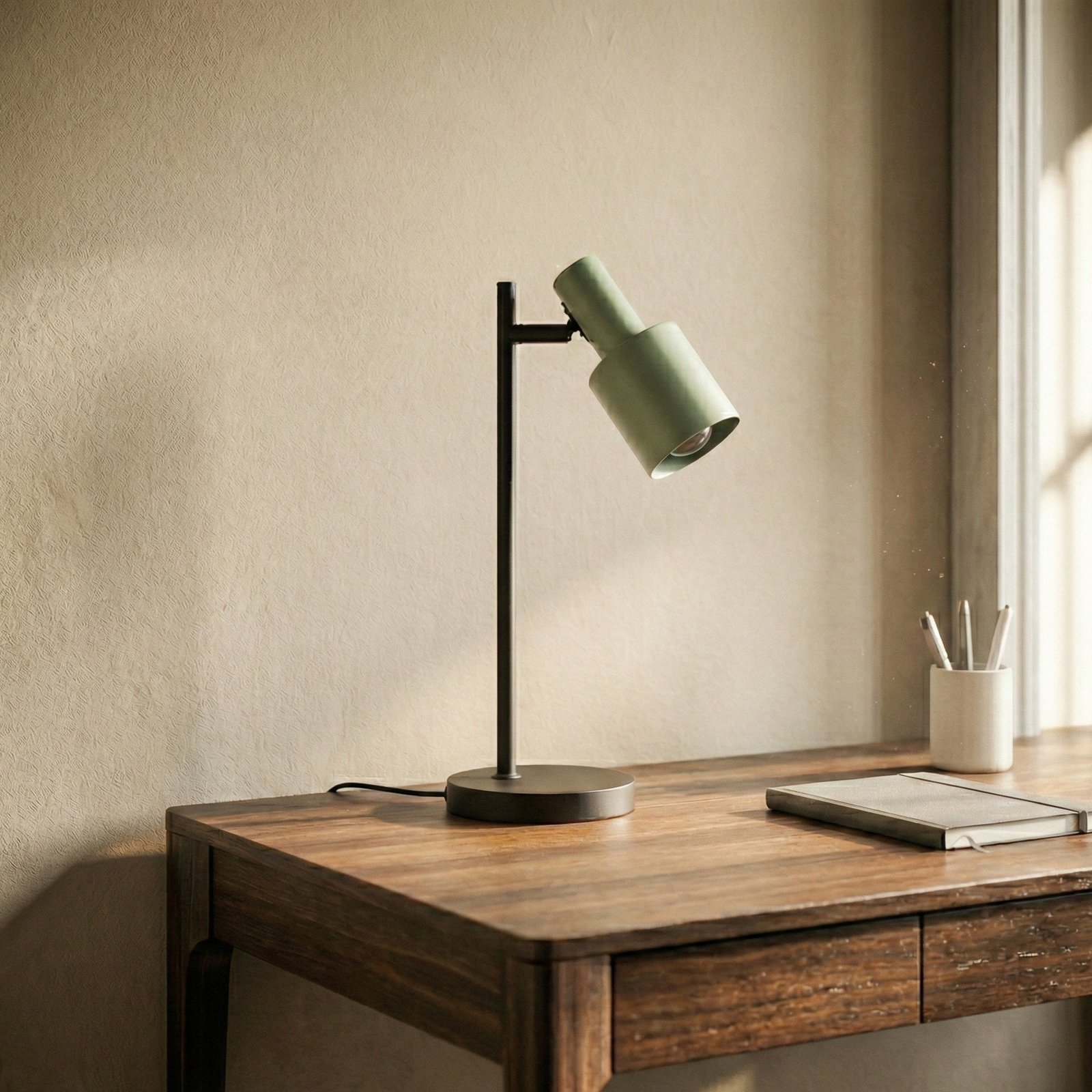 Ovelia Bordlampe Green/Black - Lindby Ovelia Bordlampe Green/Black - Lindby