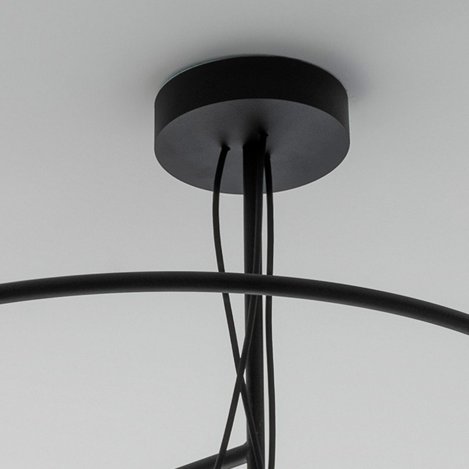 Artemide nh S4 suspension en verre, à 3 lampes