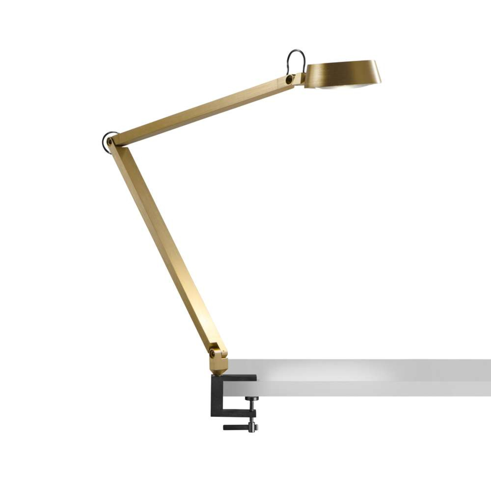 Dark T2 Table Lamp w/Base Brass - LIGHT-POINT