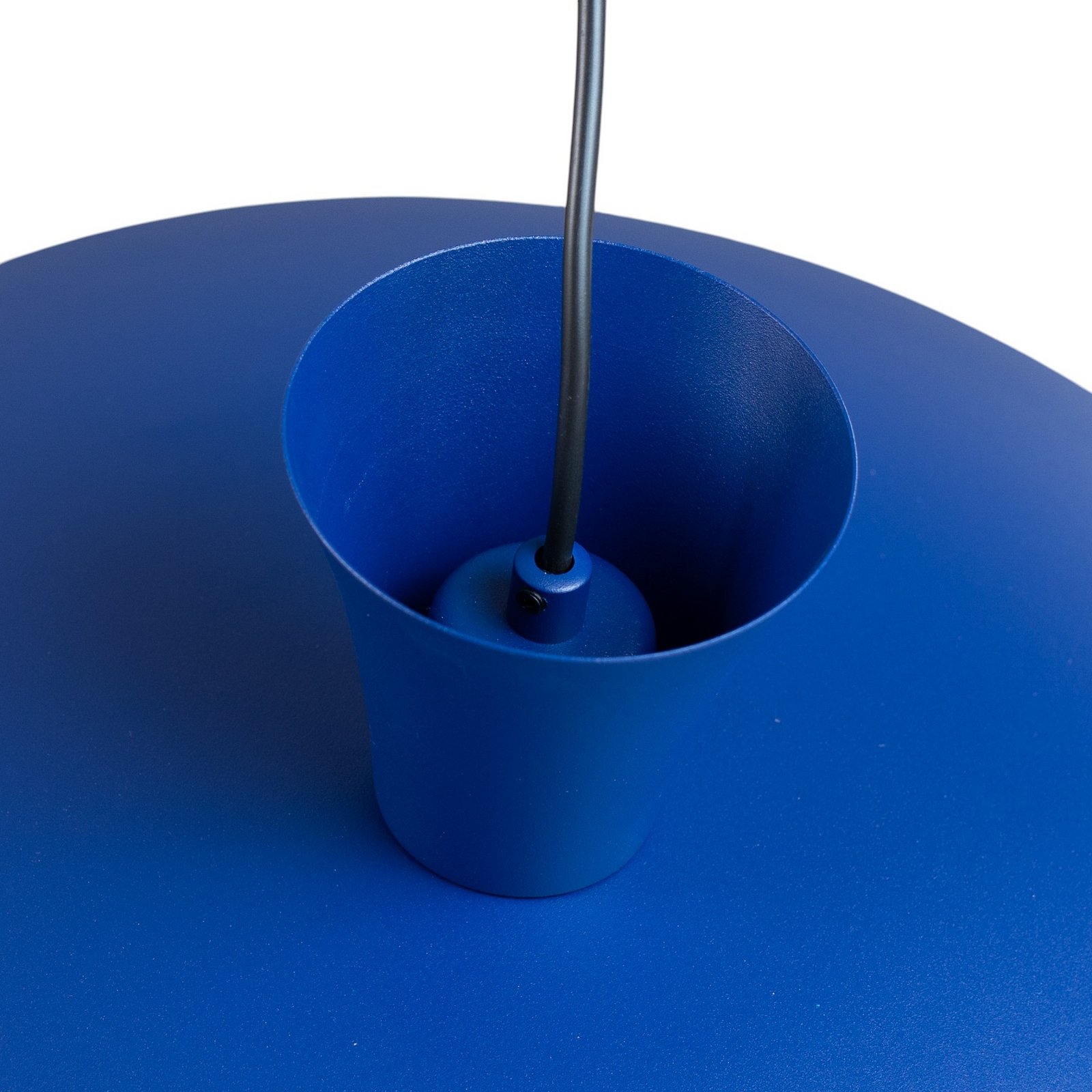 Suspension Plato, bleu foncé, métal, Ø 38 cm, E27