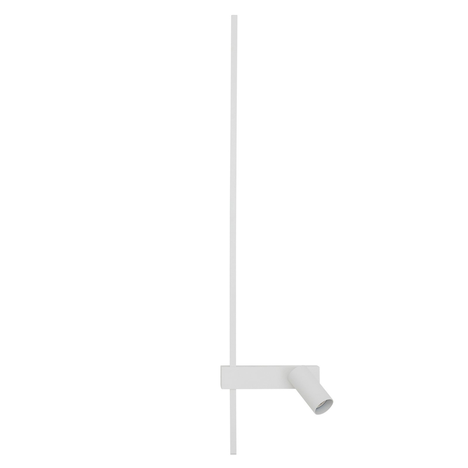 Wandlampe EASY LEFT, weiß, Breite 80 cm, Metall, GU10 + LED