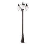 Lamp post Madeira 3-bulb anthracite