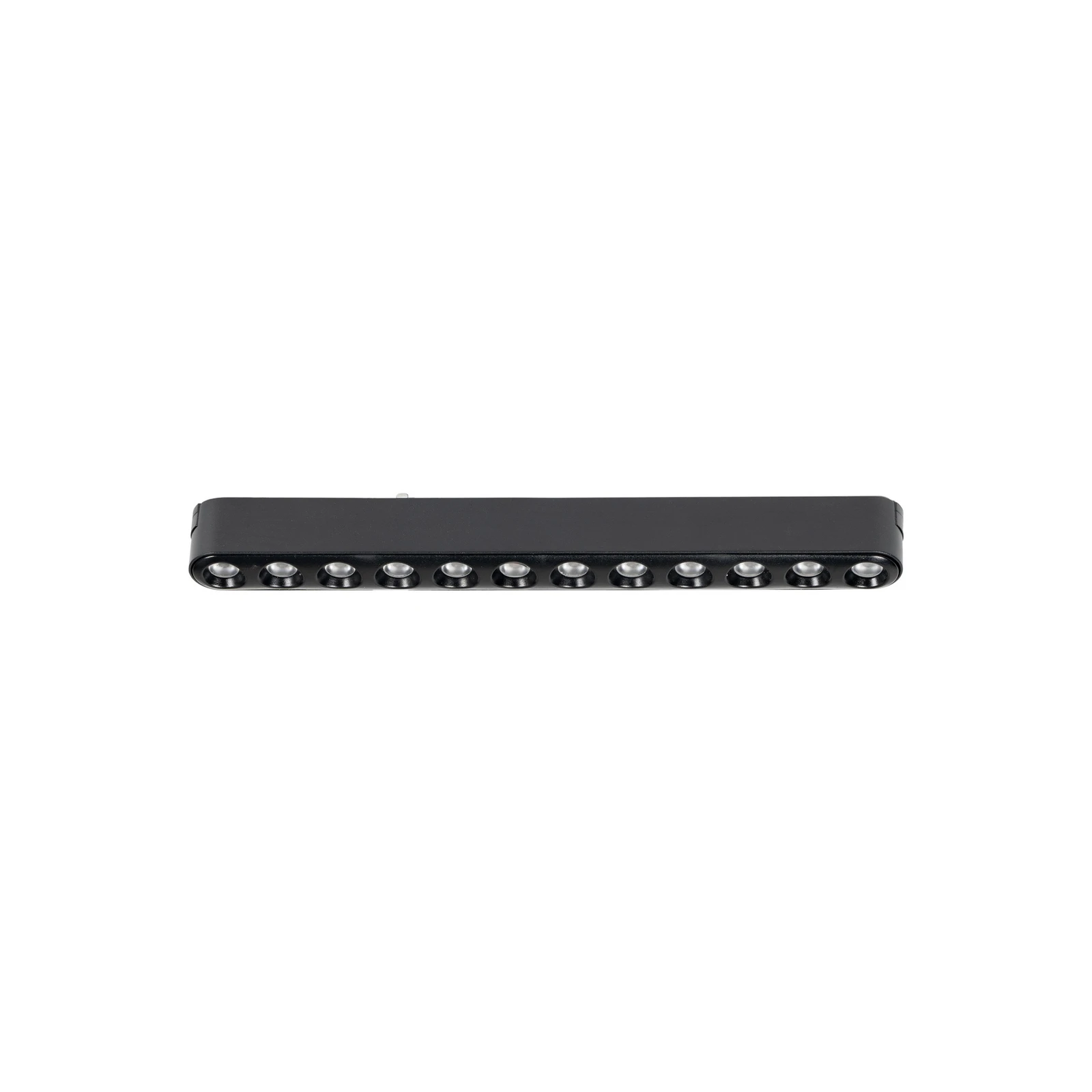 Lindby LED traka 48V Lumaro, crna, 12 točaka, 2,4 cm, prigušiva