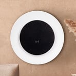 LED φορητή επιτραπέζια λάμπα Solan, μαύρο/λευκό, ηλιακή, IP54