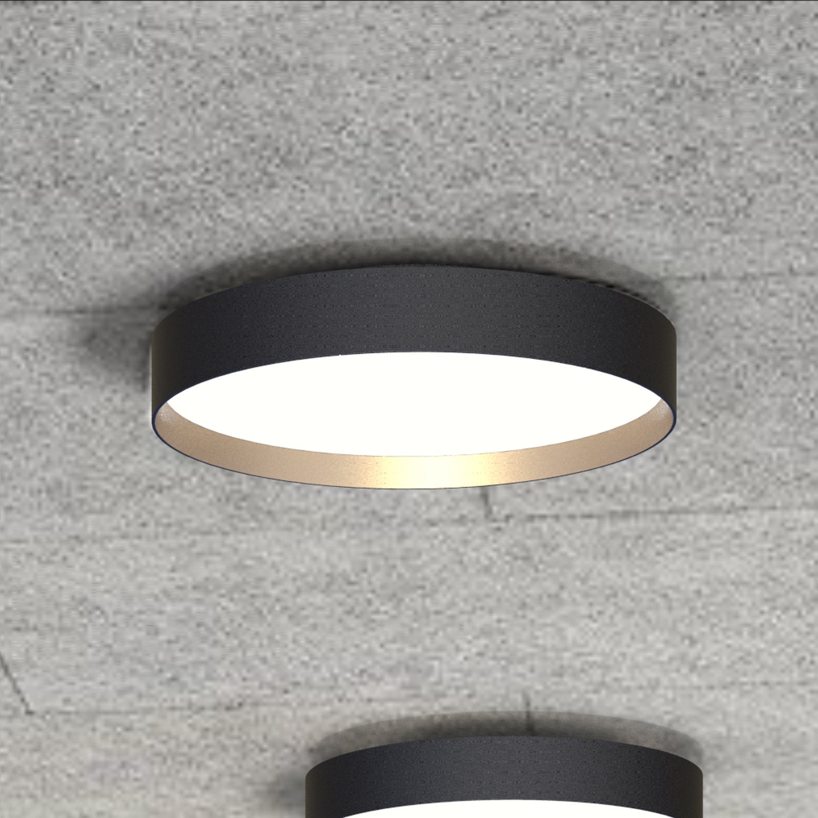 Lucia 45 Kattovalaisin Black/Gold - Loom Design