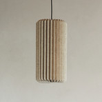 Watt & Veke Hängeleuchte Alba, natur, Leinen