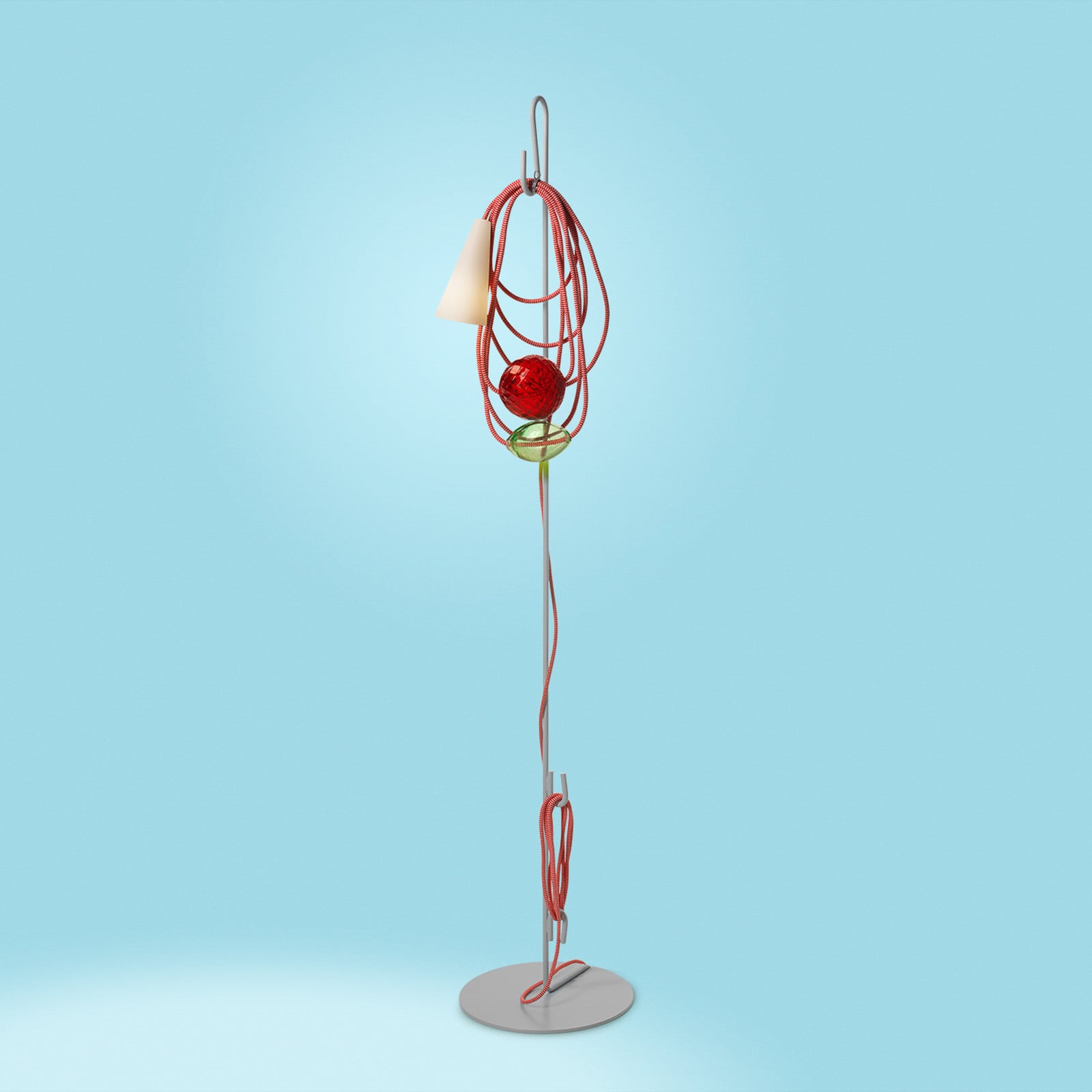 Filo Gulvlampe Emerald King Foscarini - Stue - Design - Metal - Med én lyskilde
