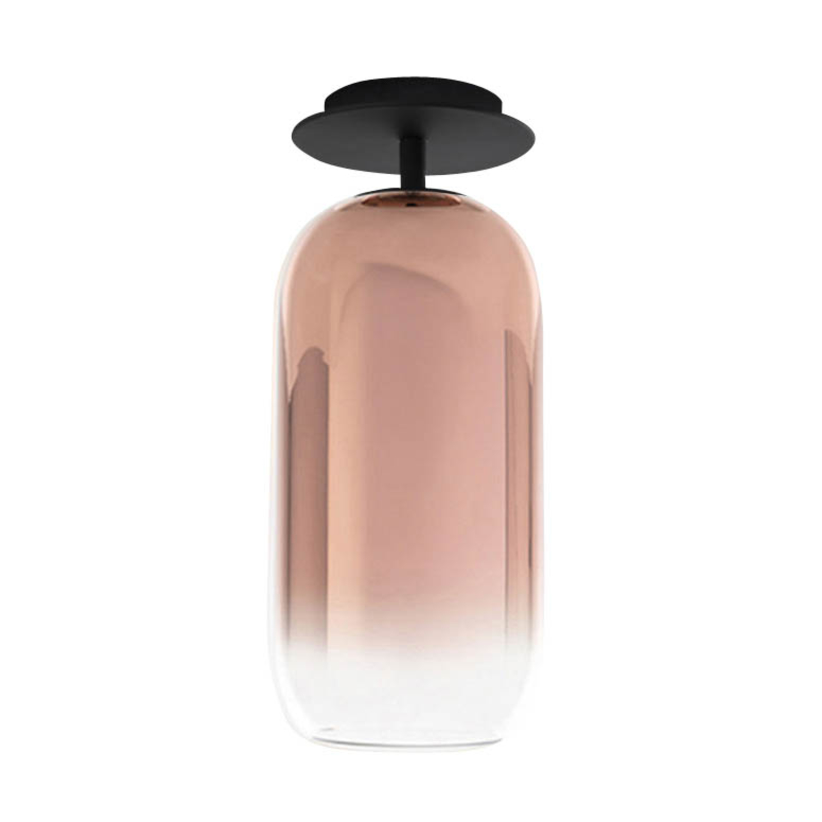 Artemide Gople ceiling lamp with glass shade