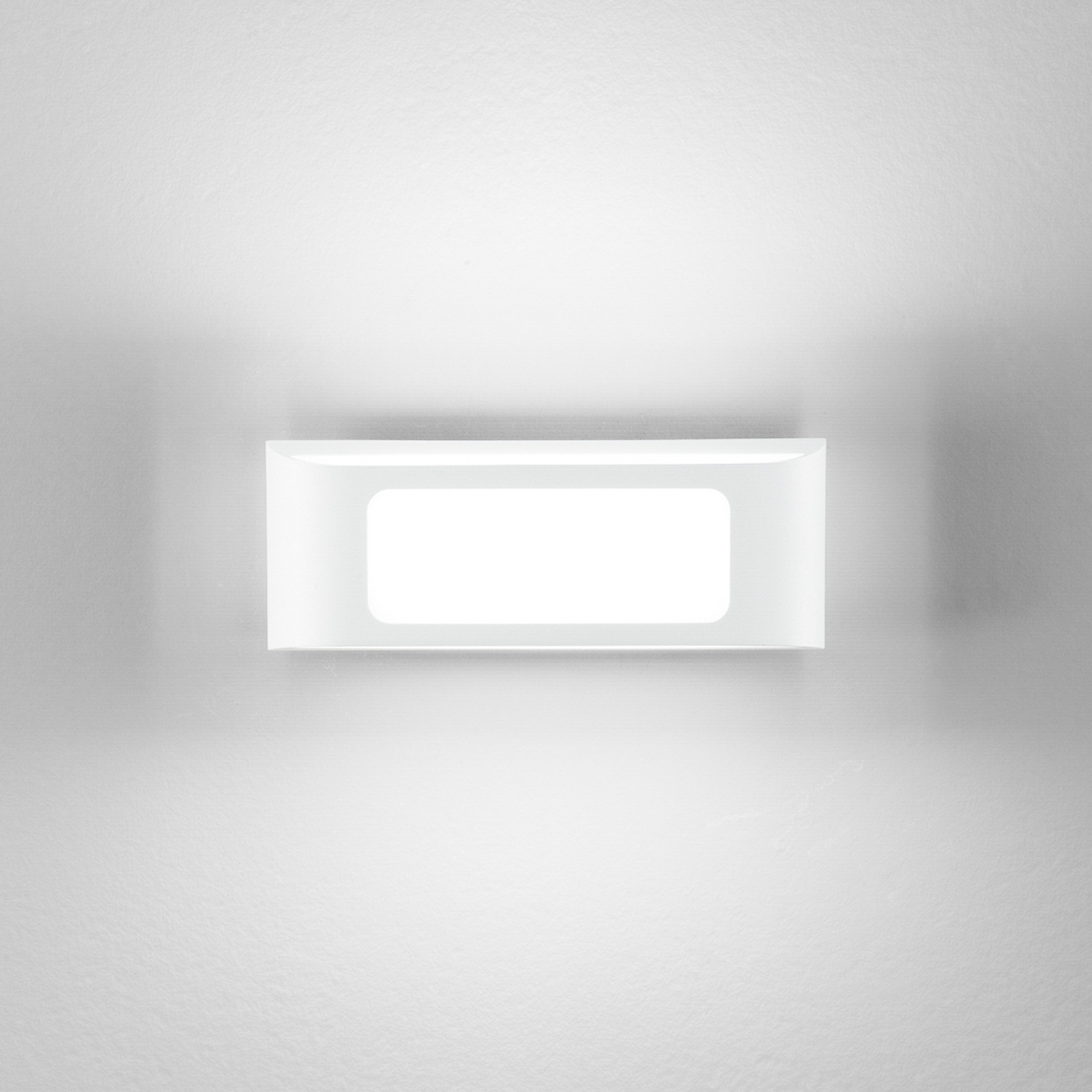 Applique d'extérieur LED DESERT, blanche, largeur 25 cm, métal