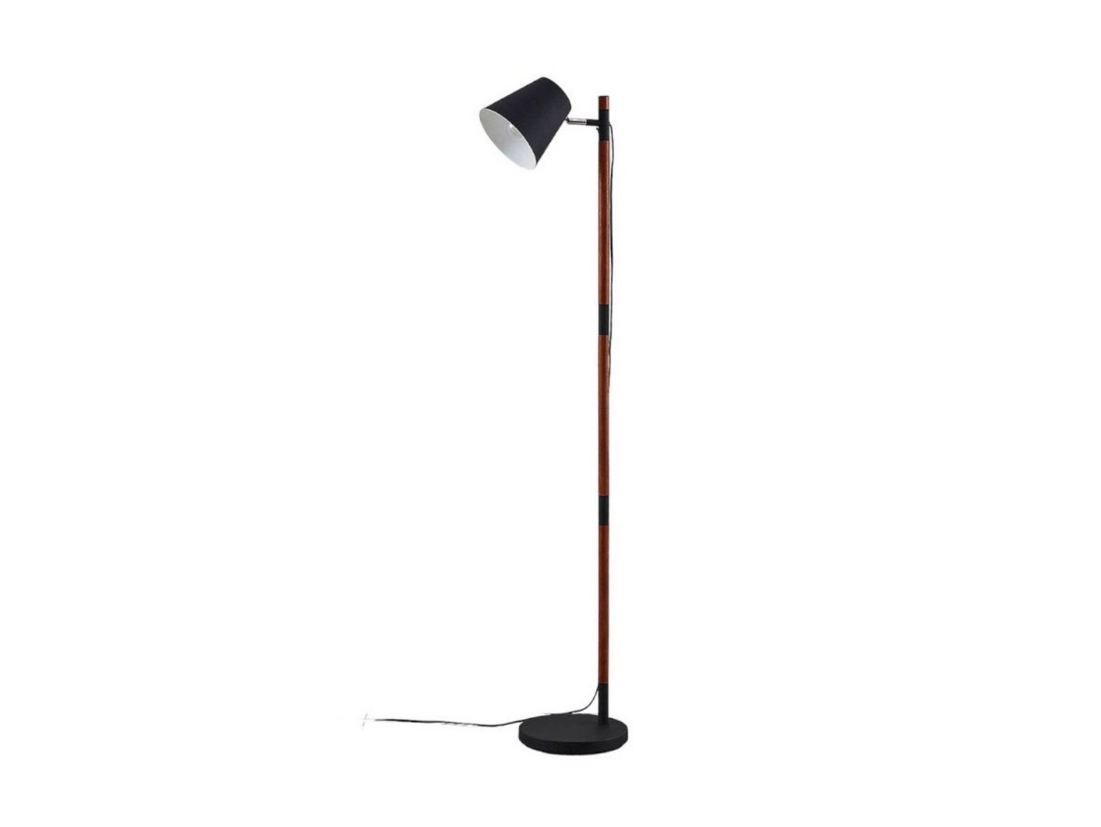 Birte Lampadar Black/Wood - Lindby