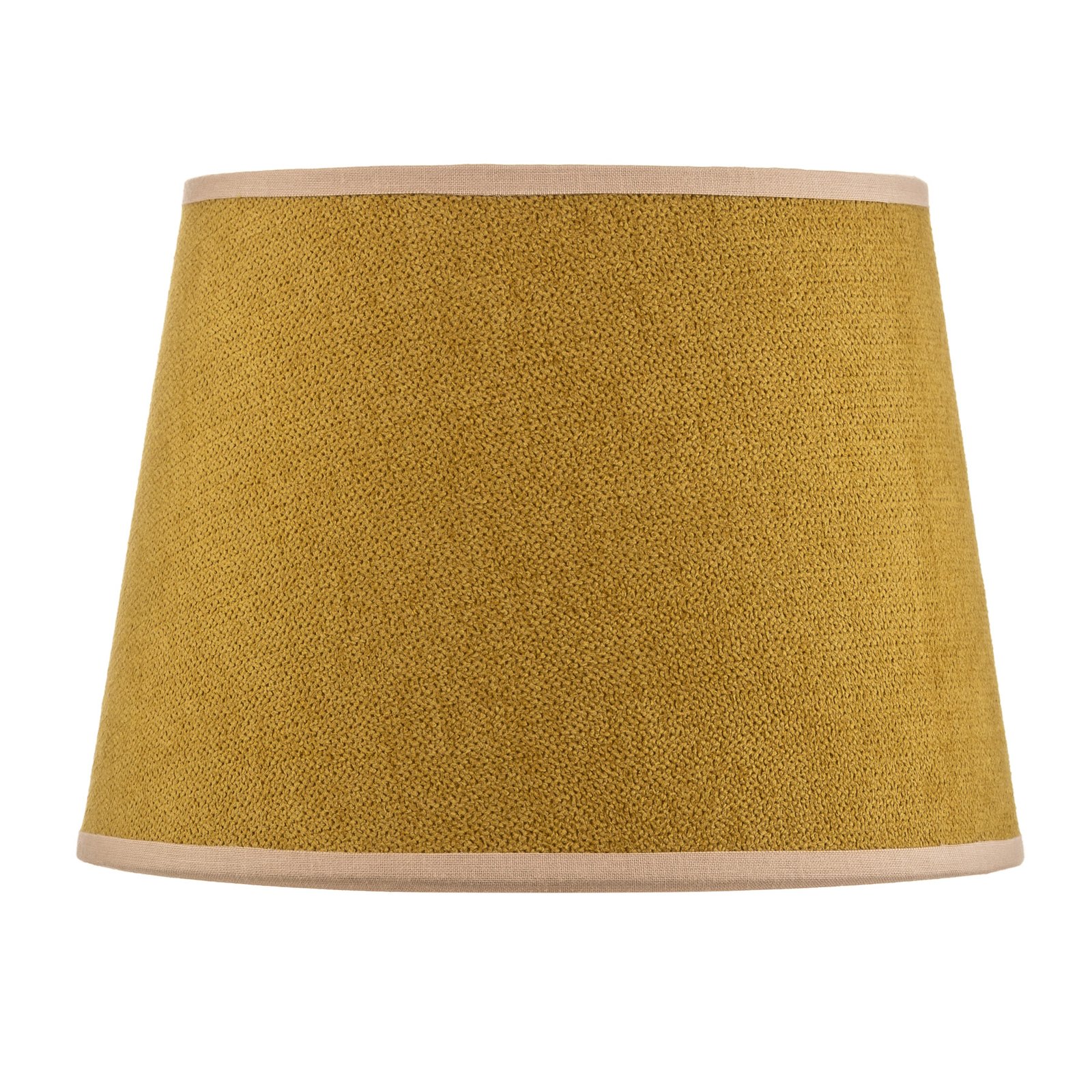 Classic S lampshade, woven, mustard yellow