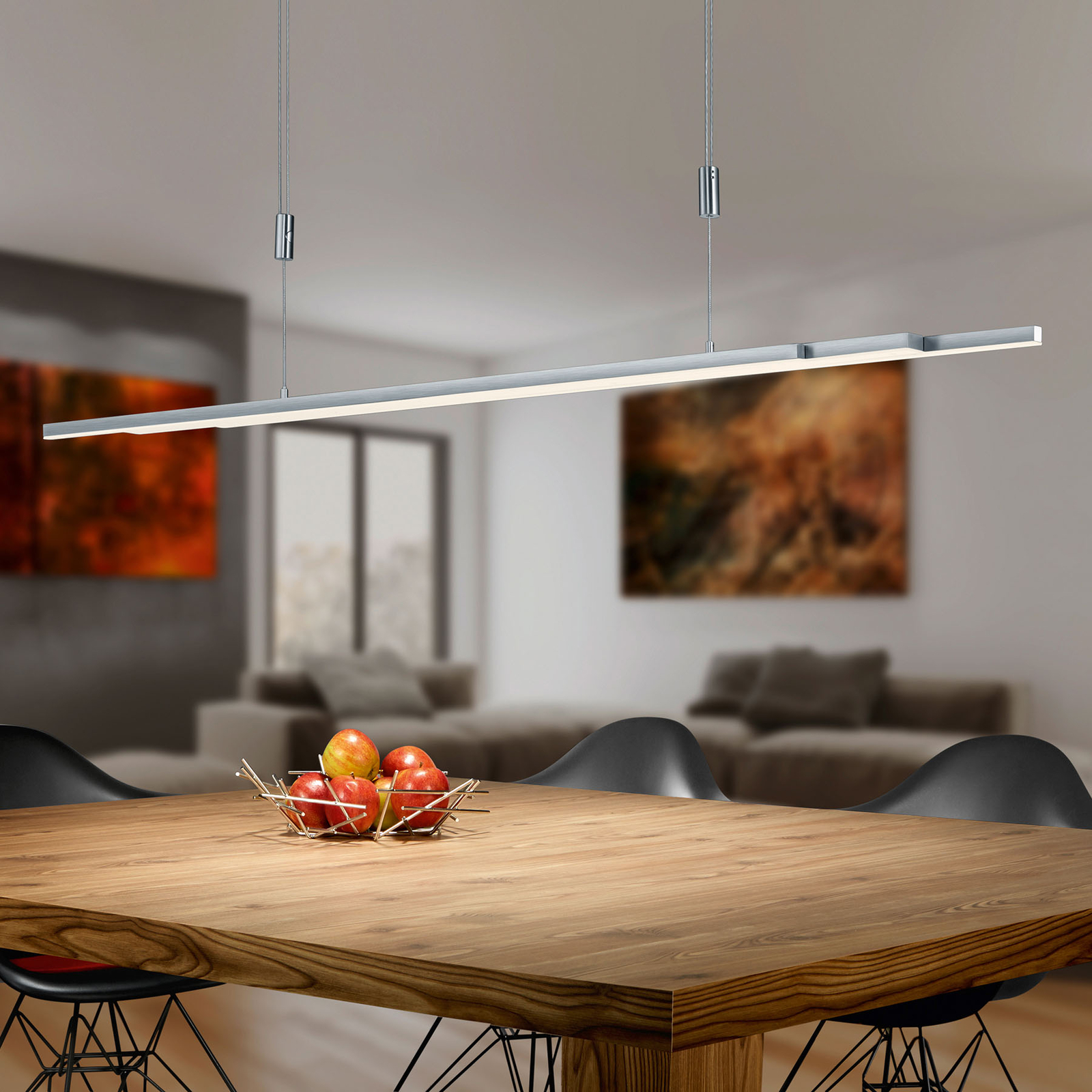 BANKAMP L-lightLINE LED-Hängelampe SensorDim Down