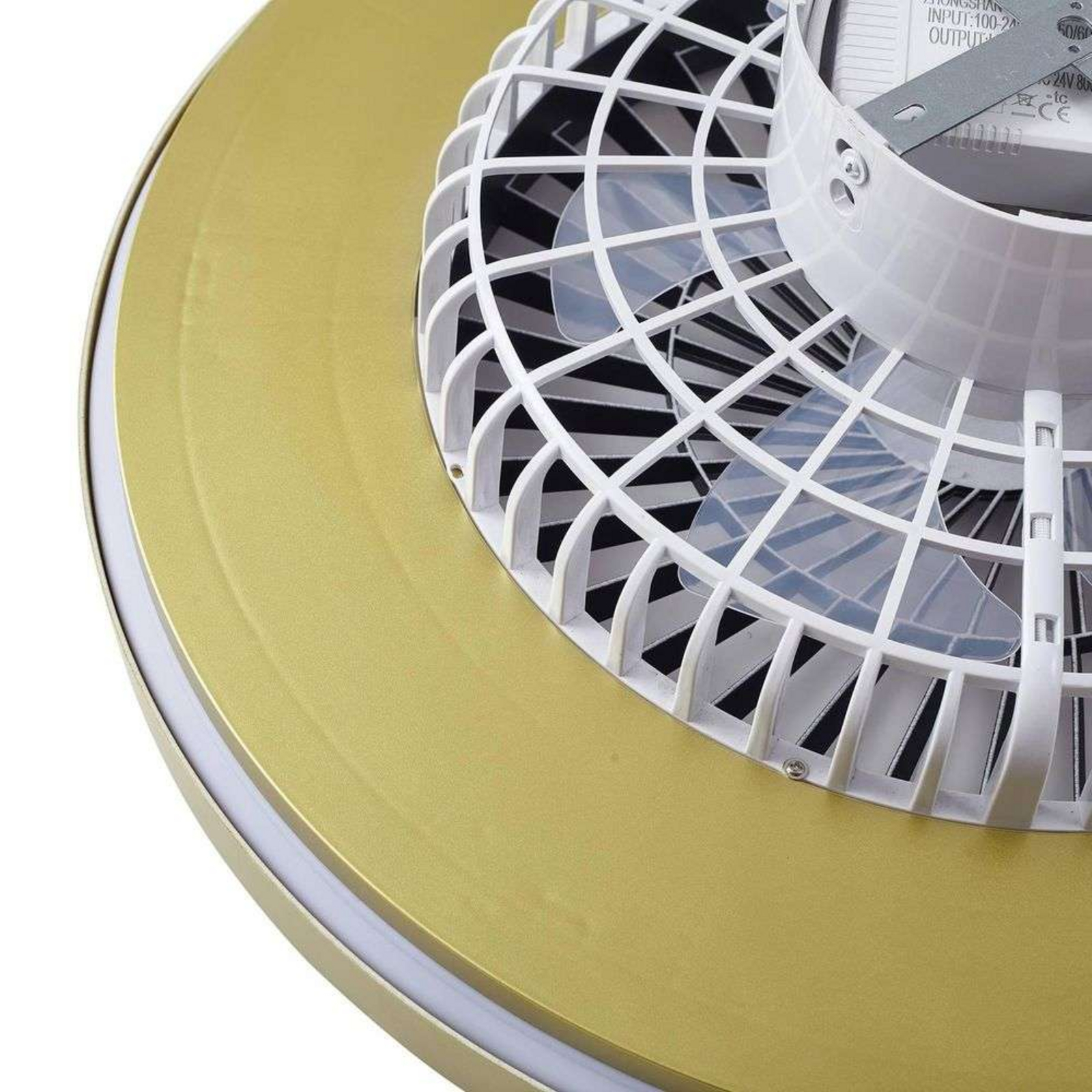 Teleo LED Deckenventilator Messing - Lindby