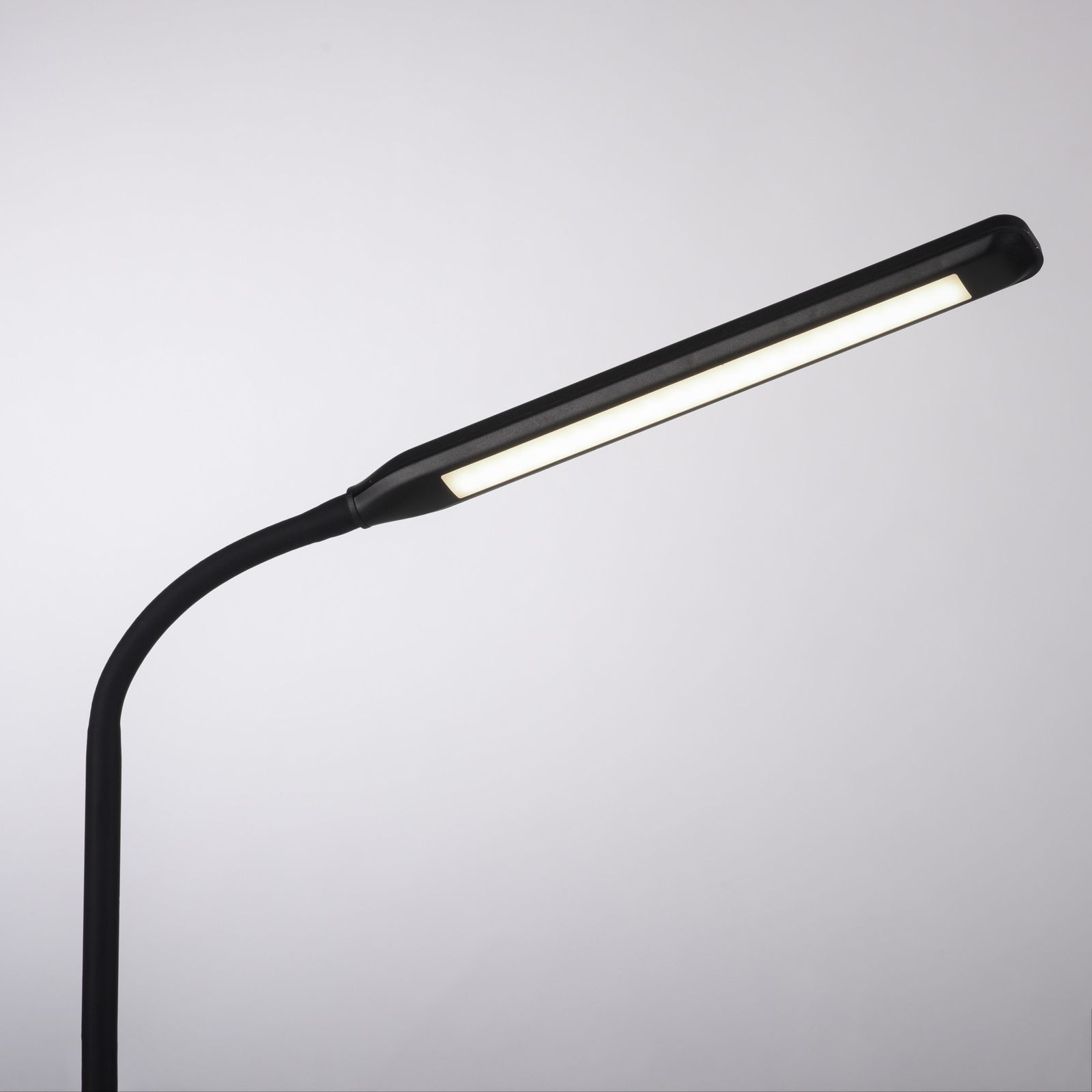 JUST LIGHT. Lampe de table LED Elly, ABS, CCT, intensité variable noir