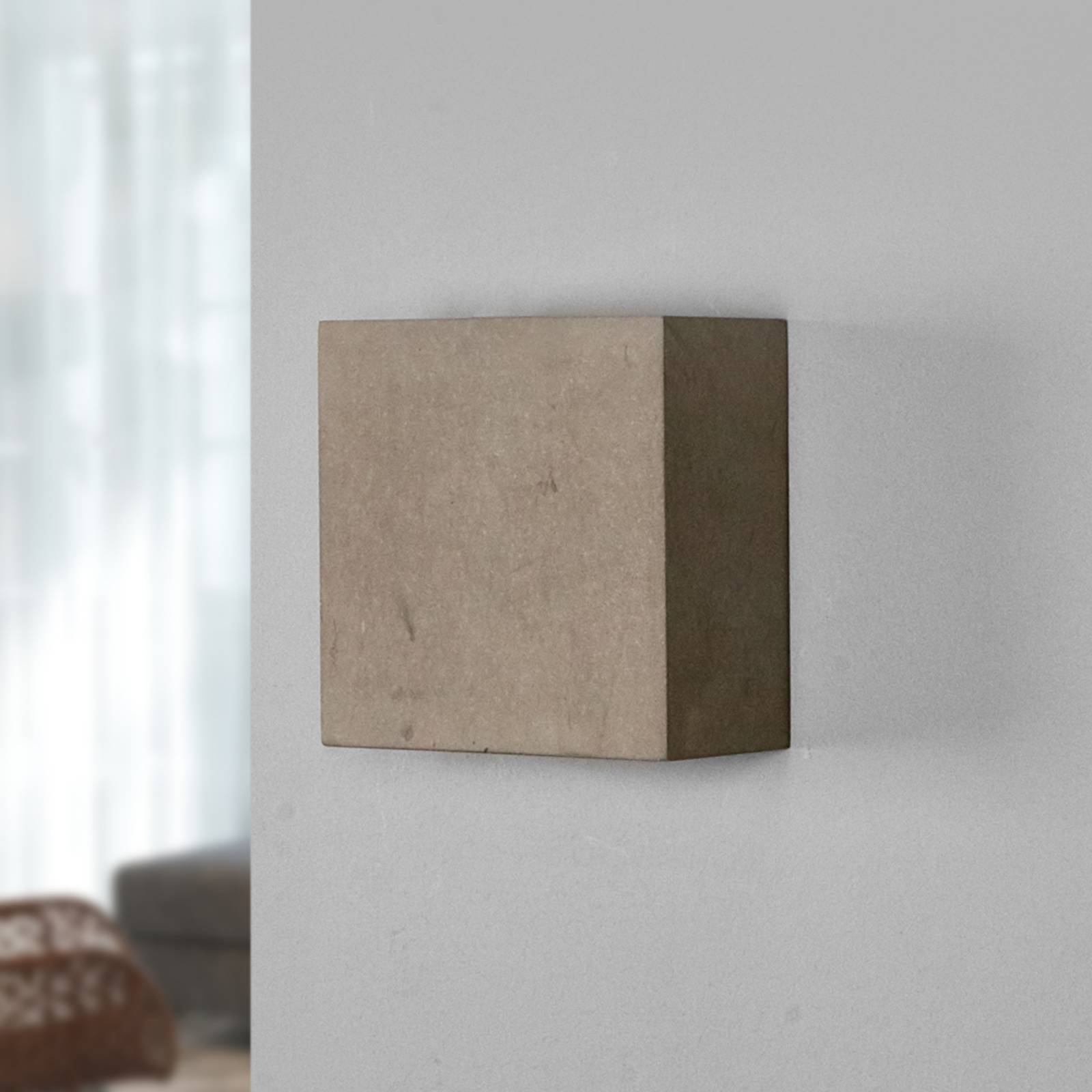 Photos - Chandelier / Lamp Lindby Yva - LED wall light, concrete 