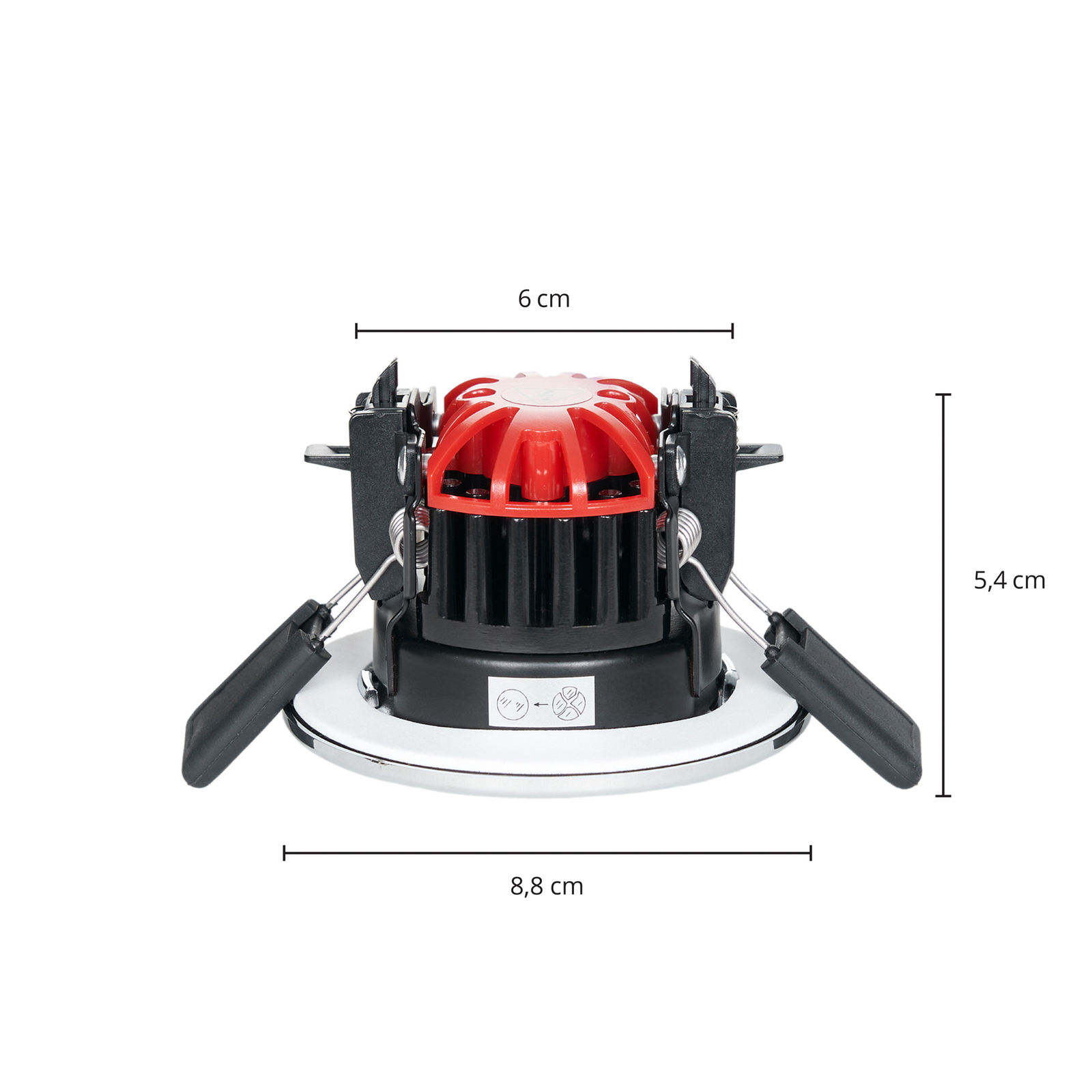 Elmon LED Recessed Spot IP65 Chrome - Arcchio