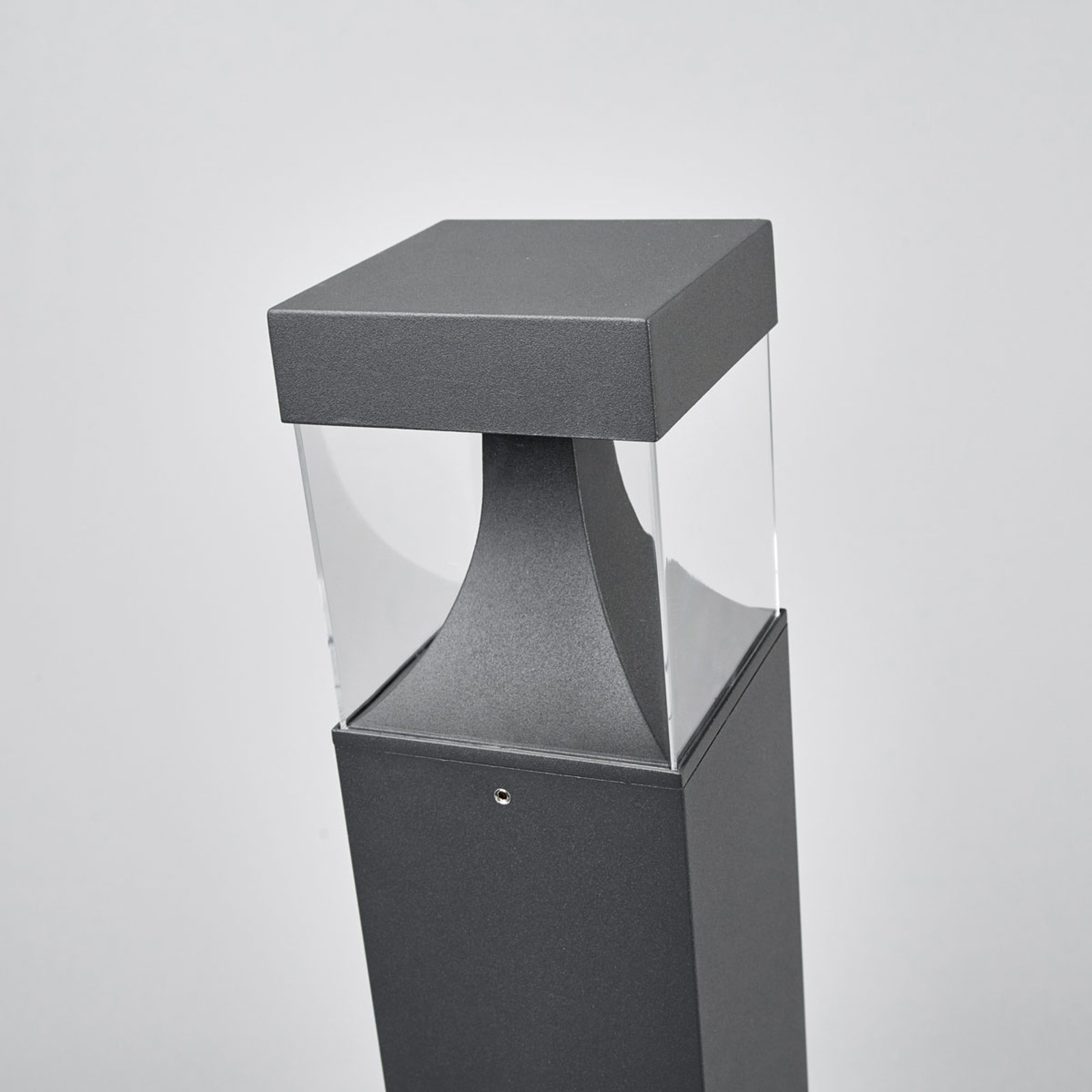 Egon Außen Gartenleuchte Graphite/Clear - Lucande