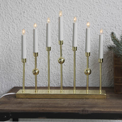 Lujoso candelabro Gustavo con 7 velas
