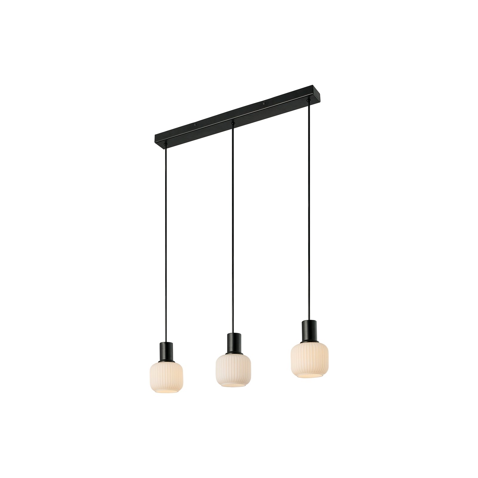 Milford 3 Mini Pendant Rail Black - Nordlux
