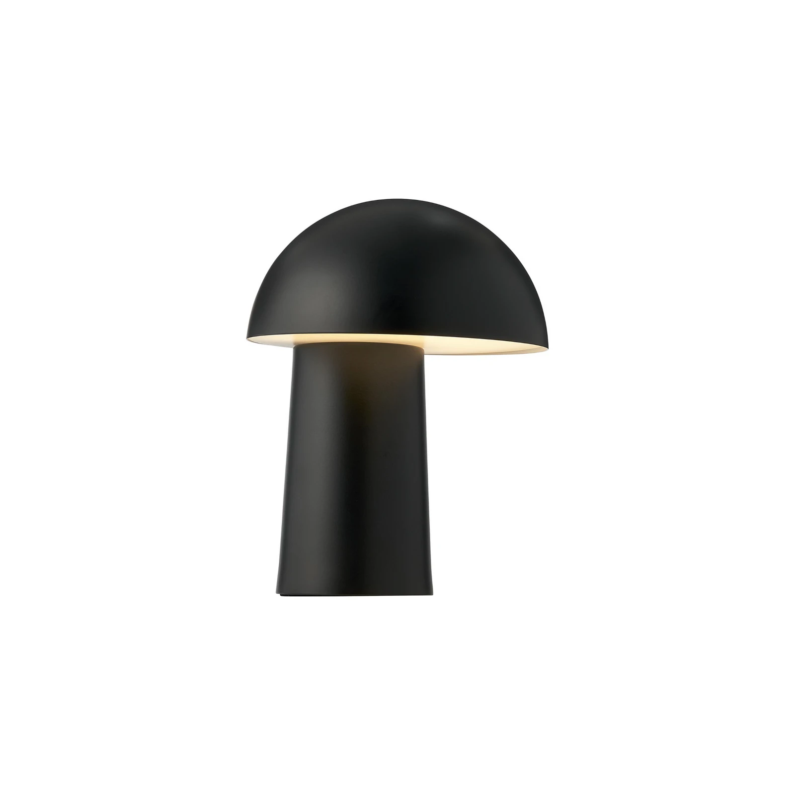 LED-Akkutischleuchte Faye Portable, schwarz, dimmbar, USB