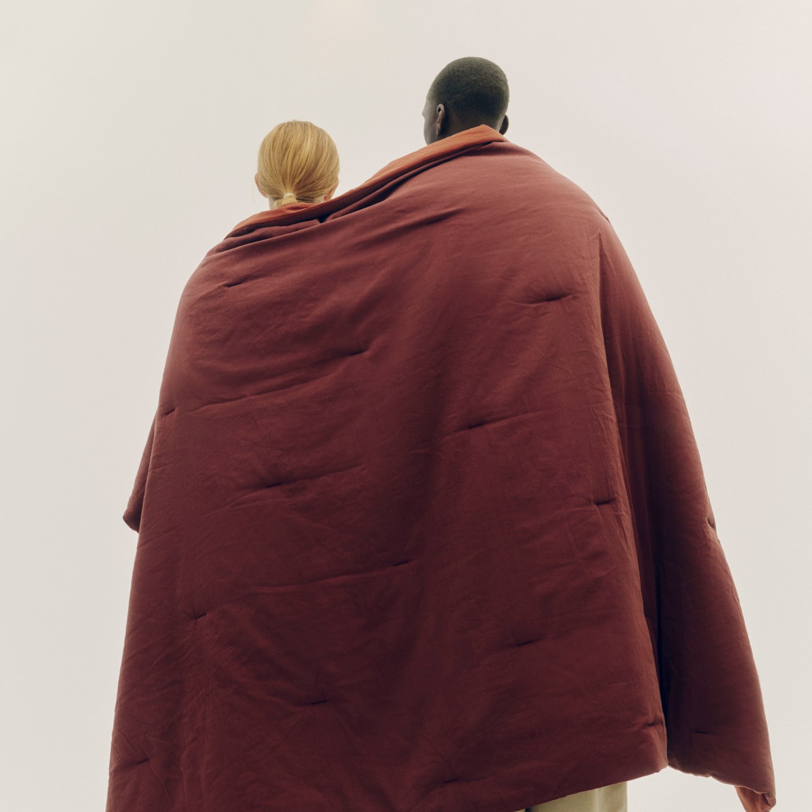 Koc HAY AIR, rdzawoczerwony, 200 x 140 cm, bawełna