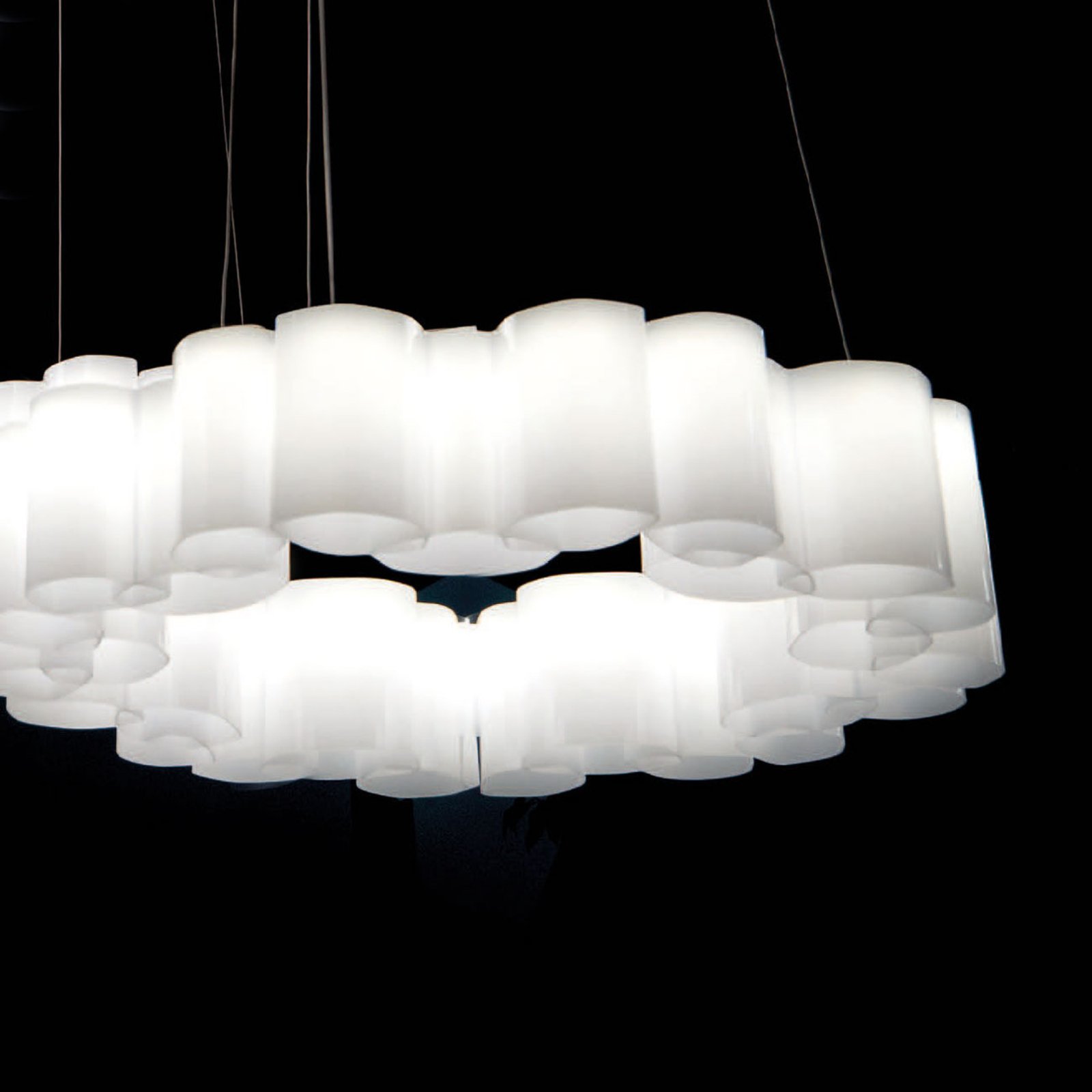 Honey LED-hængelampe, dæmpbar, rund, 58 cm