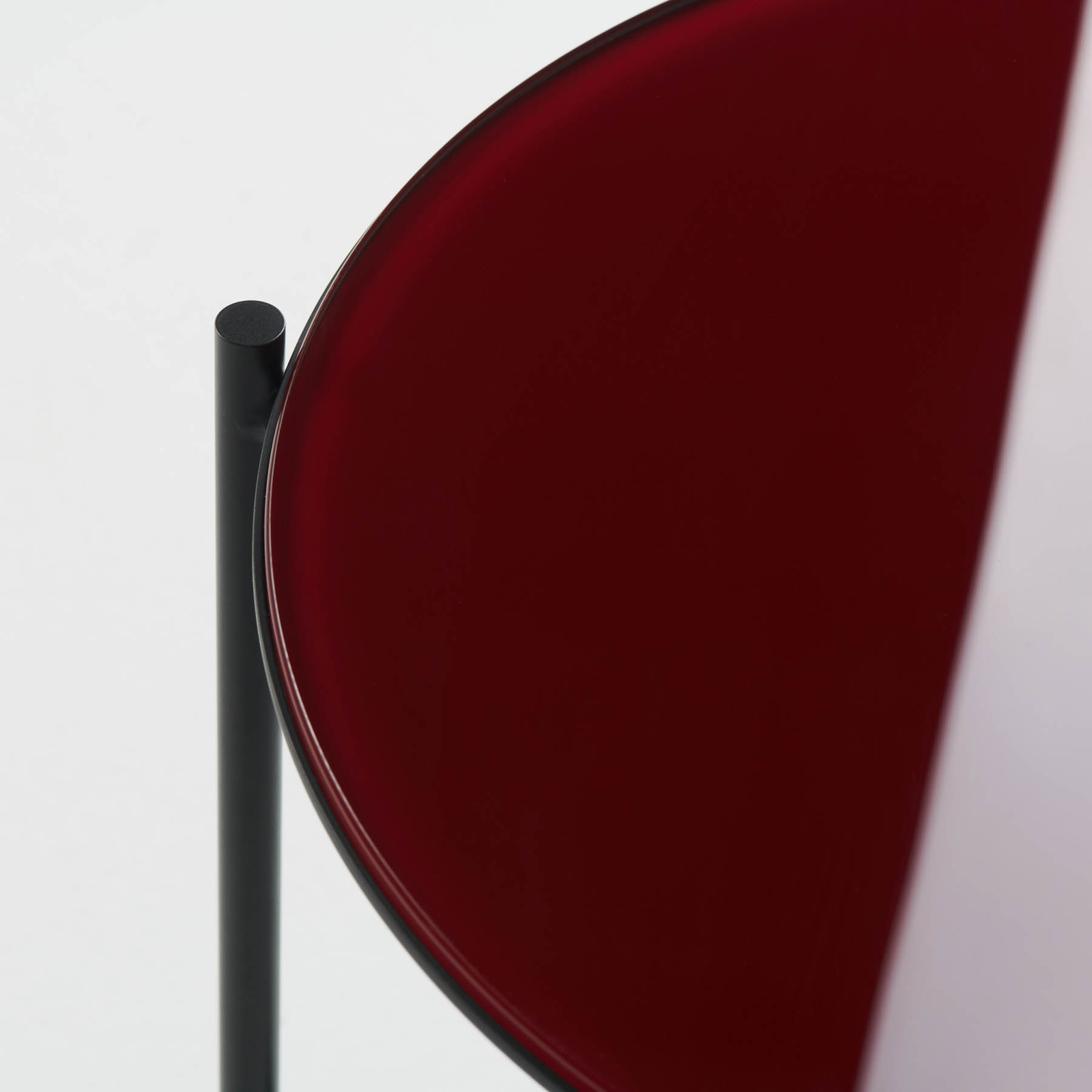 GRUPA Igram LED floor lamp steel table top glass