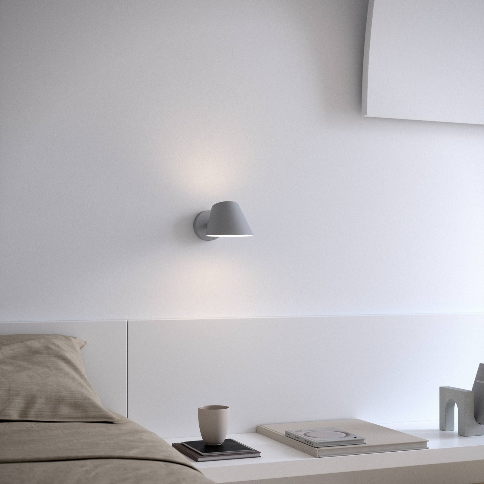 Stay Short Wall Lamp Grey - DFTP