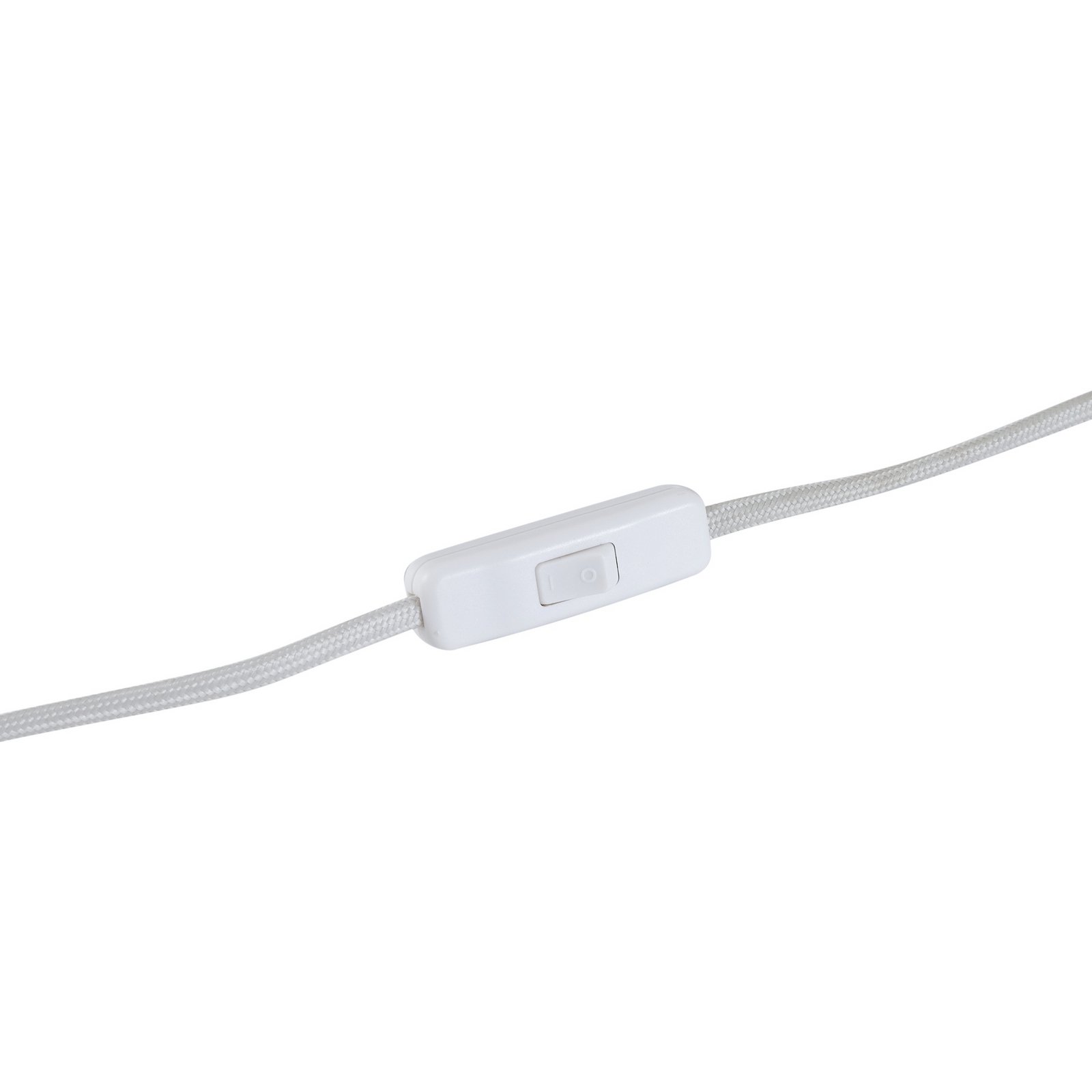 Lirenda table lamp, natural/white, rattan, height 52 cm - Lindby