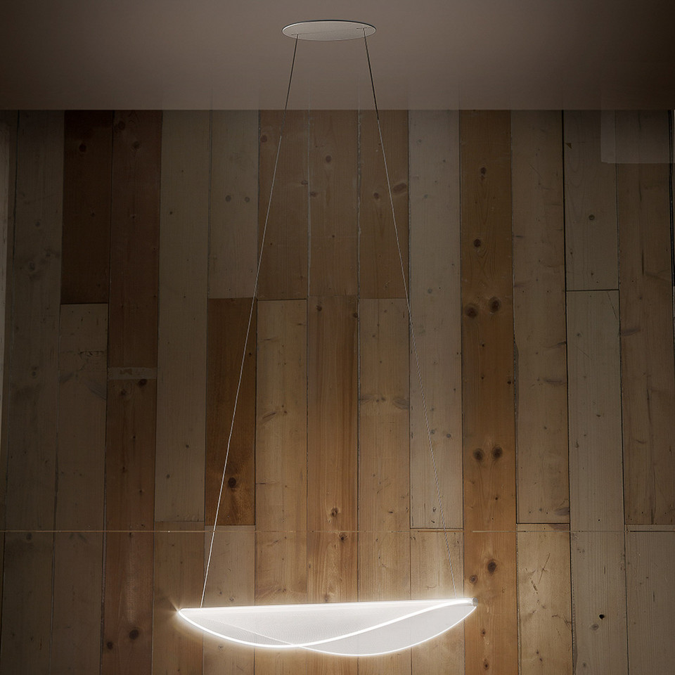 Stilnovo Diphy LED-hänglampa, vit från Stilnovo