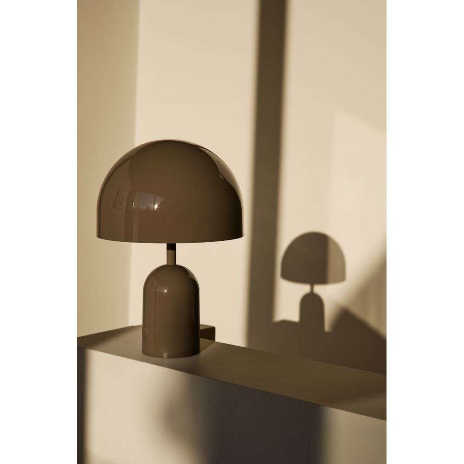 Bell Portable Stolní Lampa H28 IP44 Taupe - Tom Dixon