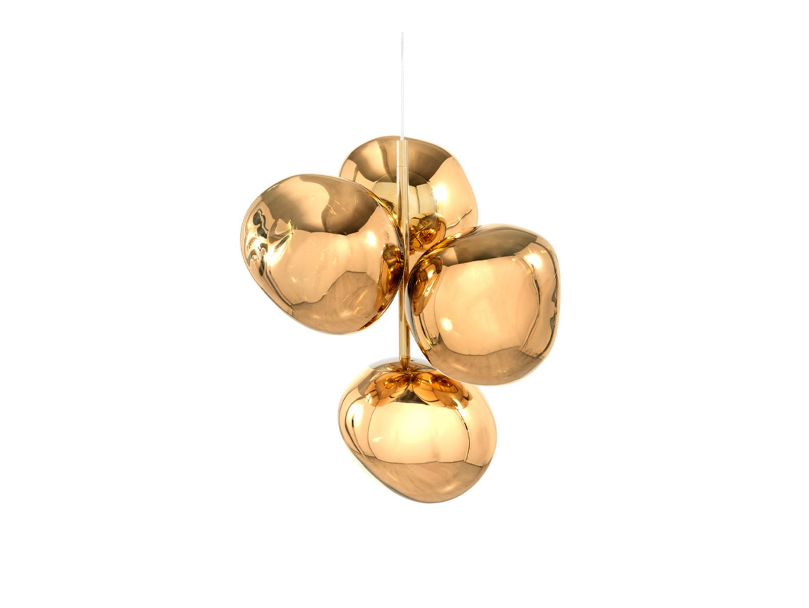 Melt Candelabro Mini Gold - Tom Dixon