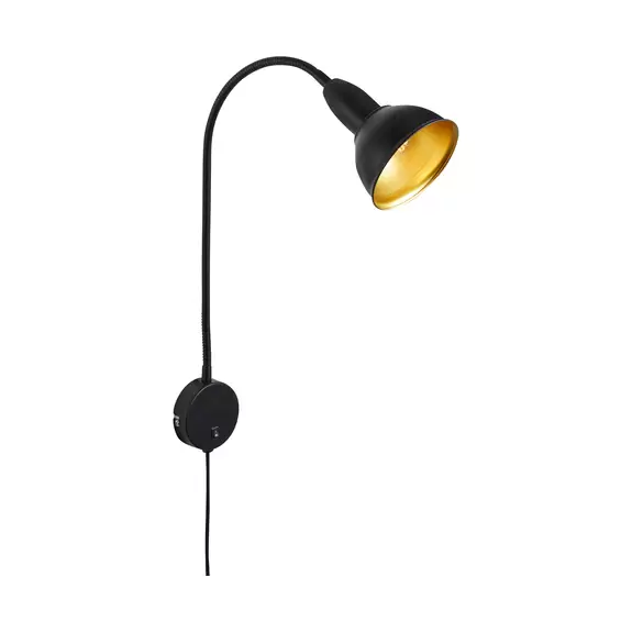 Lampenwelt Wandleuchte Hygge Comfort light Retro mit Stecker